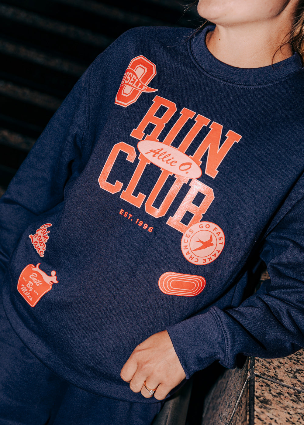 Allie O Sweatshirt in Blue