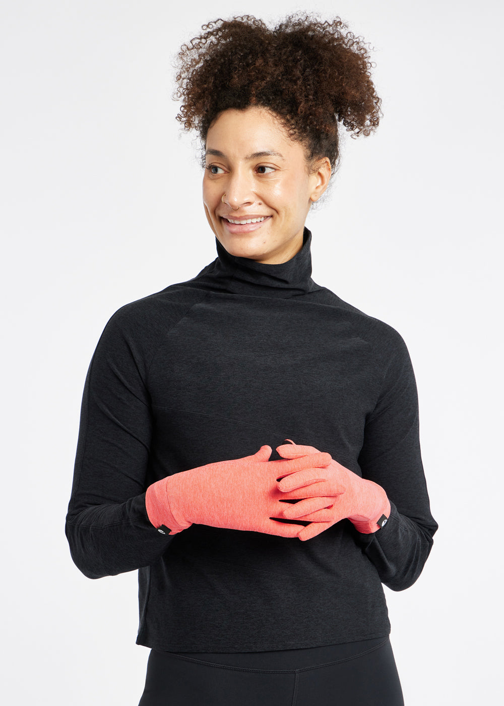 Lux Running Gloves in Alpenglow Pink