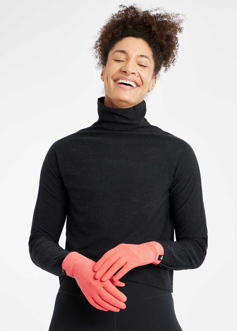 Lux Running Gloves in Alpenglow Pink