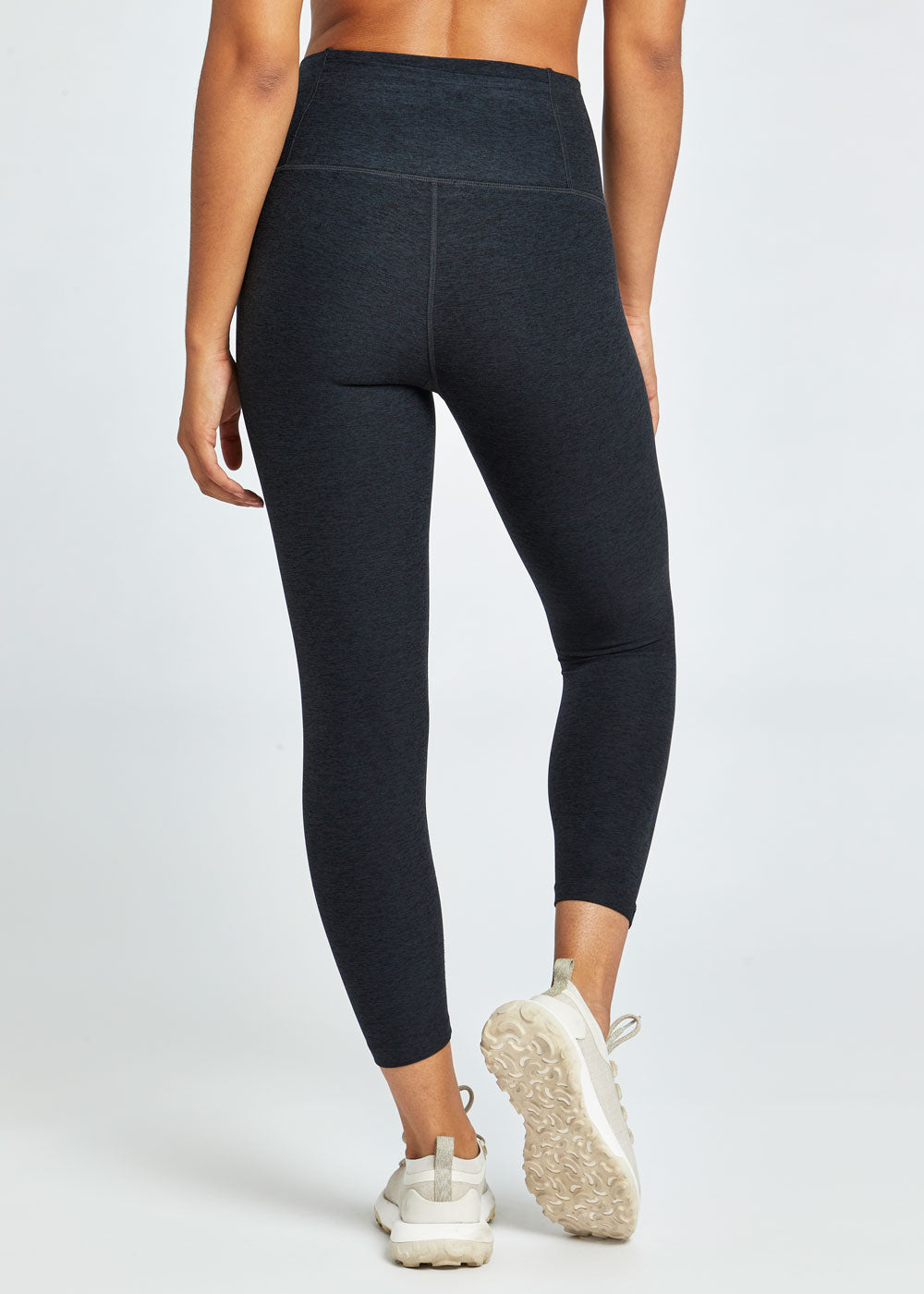 Lux Life 22" Inseam Running Tights in Black, back