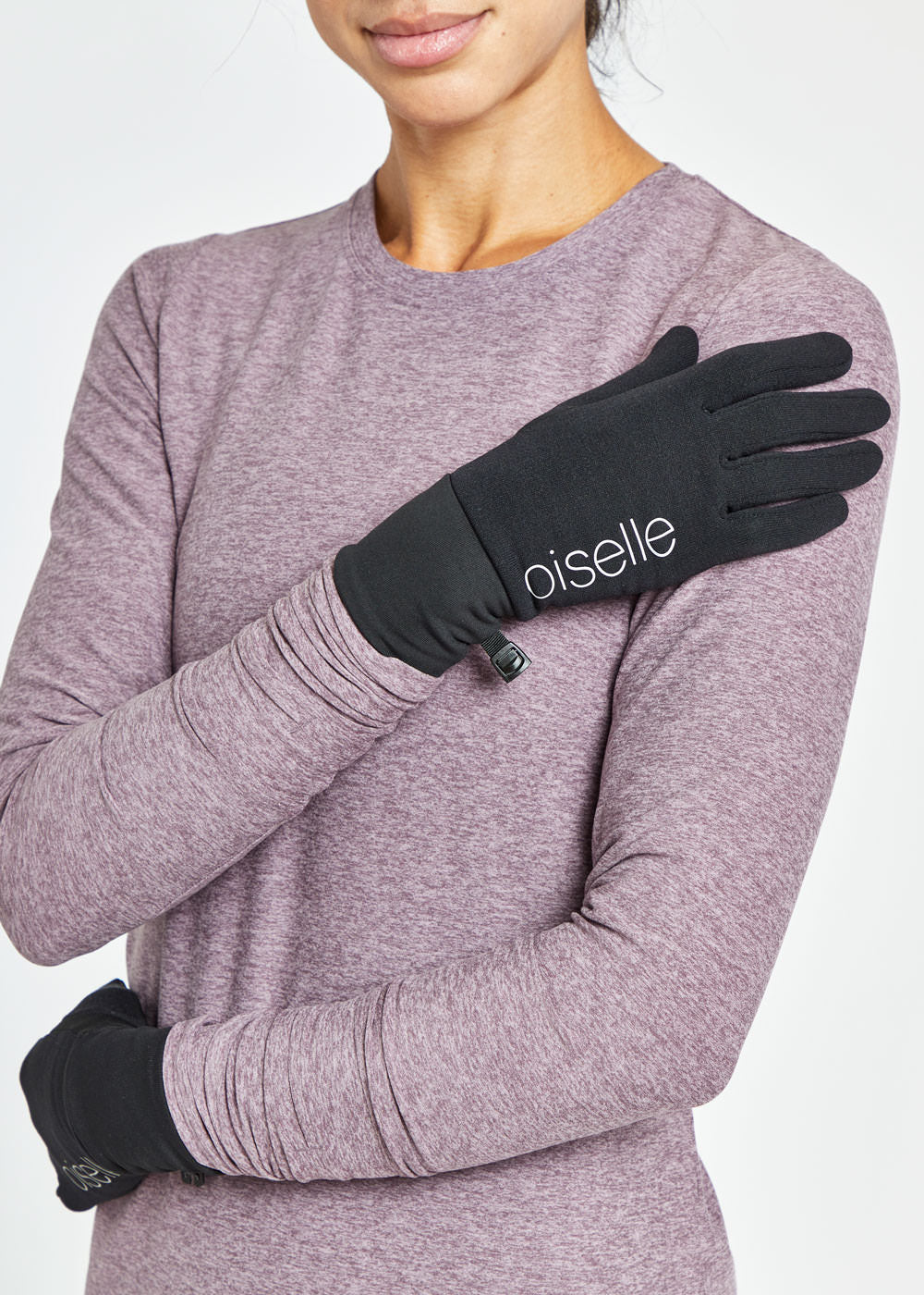 Power Move Running Gloves in Black